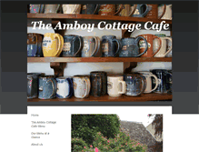 Tablet Screenshot of amboycottagecafe.com